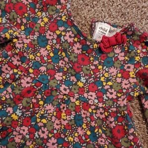 Girl's LongSleeve Floral Blouse 2T